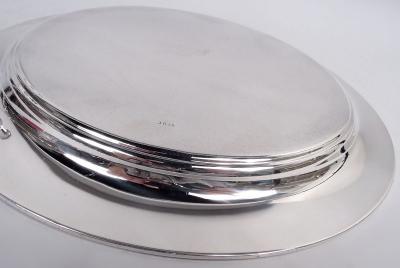  Tiffany Co Tiffany American Modern Sterling Silver 10 Inch Round Serving Tray