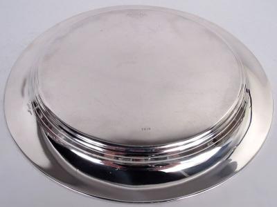  Tiffany Co Tiffany American Modern Sterling Silver 10 Inch Round Serving Tray