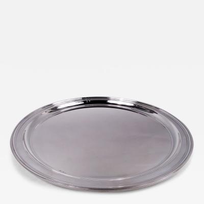  Tiffany Co Tiffany American Modern Sterling Silver 10 Inch Round Tray