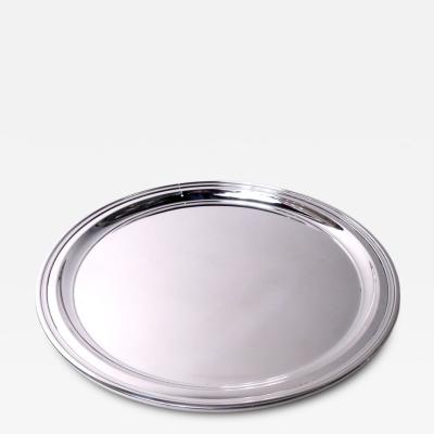  Tiffany Co Tiffany American Modern Sterling Silver 10 Inch Round Tray