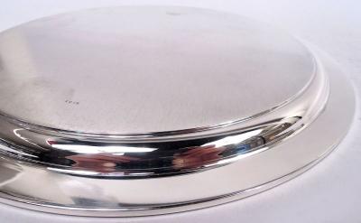  Tiffany Co Tiffany American Modern Sterling Silver 10 Inch Round Tray