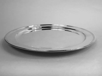  Tiffany Co Tiffany American Modern Sterling Silver 11 Inch Round Tray