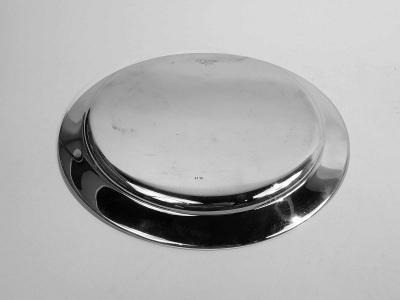  Tiffany Co Tiffany American Modern Sterling Silver 11 Inch Round Tray