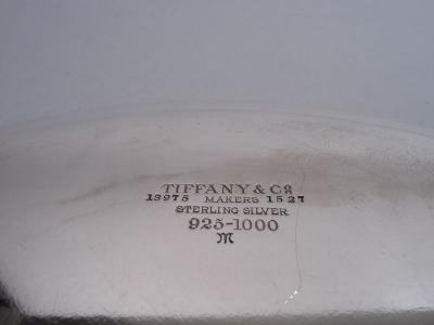  Tiffany Co Tiffany American Modern Sterling Silver 11 Inch Round Tray