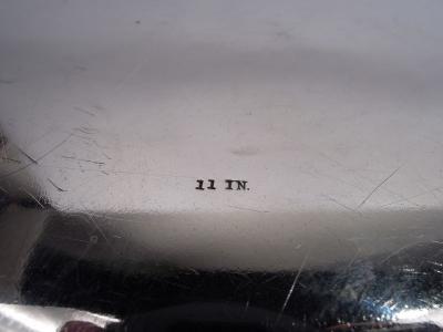  Tiffany Co Tiffany American Modern Sterling Silver 11 Inch Round Tray