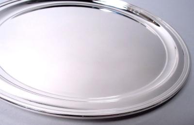  Tiffany Co Tiffany American Modern Sterling Silver 11 Inch Round Tray