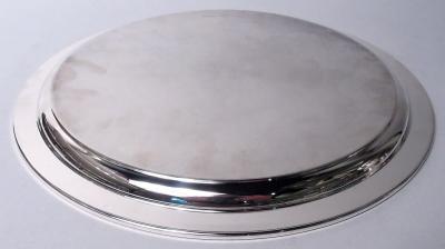  Tiffany Co Tiffany American Modern Sterling Silver 11 Inch Round Tray