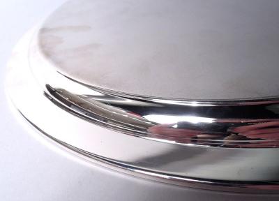  Tiffany Co Tiffany American Modern Sterling Silver 11 Inch Round Tray