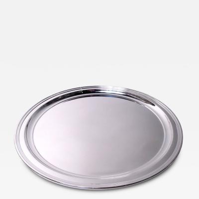  Tiffany Co Tiffany American Modern Sterling Silver 11 Inch Round Tray