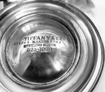  Tiffany Co Tiffany American Modern Sterling Silver 16 Inch Vase