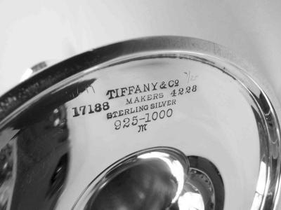  Tiffany Co Tiffany American Modern Sterling Silver 9 Inch Vase