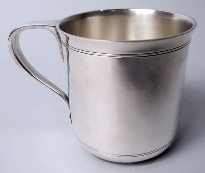  Tiffany Co Tiffany American Modern Sterling Silver Baby Cup