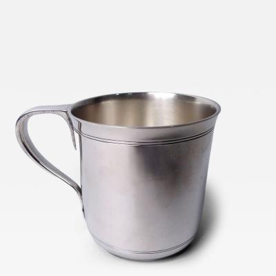  Tiffany Co Tiffany American Modern Sterling Silver Baby Cup