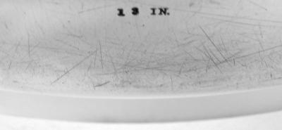  Tiffany Co Tiffany American Modern Sterling Silver Deep 13 Inch Tray