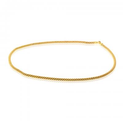  Tiffany Co Tiffany Co 18K YG Georges Lenfant Nautical Rope Chain 28 Inch Necklace