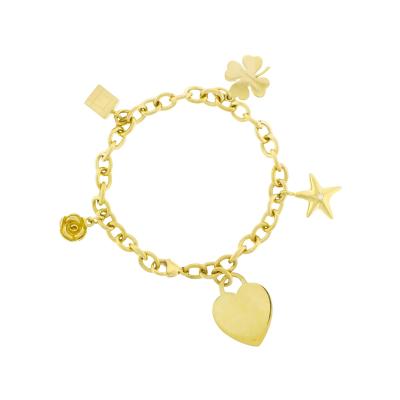  Tiffany Co Tiffany Co 18K Yellow Gold Charm Bracelet