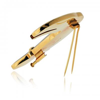  Tiffany Co Tiffany Co 18K Yellow Gold Toucan Enamel Bird Brooch