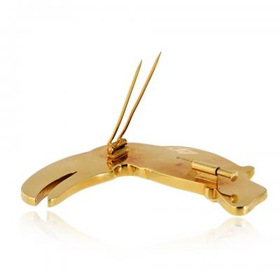  Tiffany Co Tiffany Co 18K Yellow Gold Toucan Enamel Bird Brooch