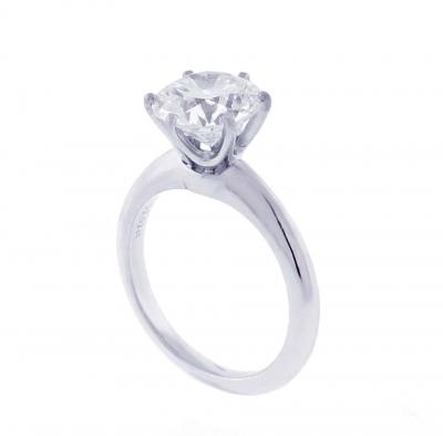  Tiffany Co Tiffany Co 2 Carat Diamond Solitaire Ring
