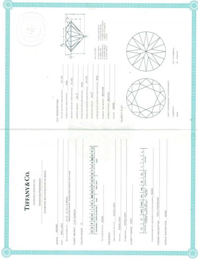  Tiffany Co Tiffany Co 2 Carat Diamond Solitaire Ring