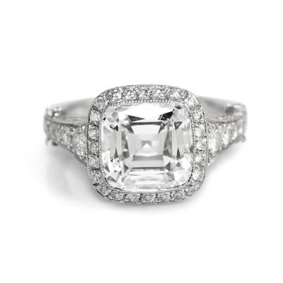  Tiffany Co Tiffany Co 3 18ct D IF Cushion Cut Diamond Ring 6 9gr