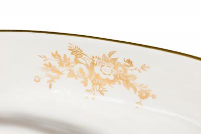  Tiffany Co Tiffany Co American Mid Century White Ceramic Picnic Tray with Handles