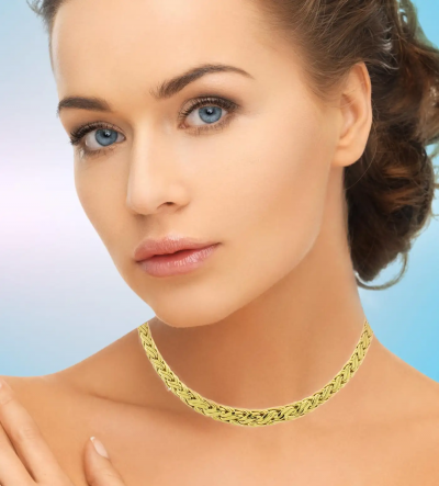  Tiffany Co Tiffany Co Byzantine Weave Necklace 14k Yellow Gold