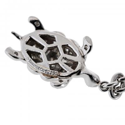  Tiffany Co Tiffany Co Charm Platinum 7 Charm Diamond Bracelet