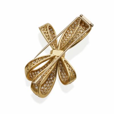  Tiffany Co Tiffany Co Diamond Bow Brooch