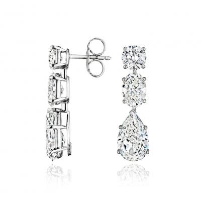 Tiffany Co Tiffany Co Diamond Drop Earrings