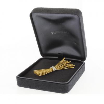  Tiffany Co Tiffany Co Diamond Wheat Brooch
