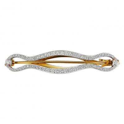  Tiffany Co Tiffany Co Edwardian Diamond Snake Barrette
