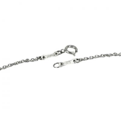  Tiffany Co Tiffany Co Elsa Peretti Sterling Silver Open Bottle Pendant Necklace