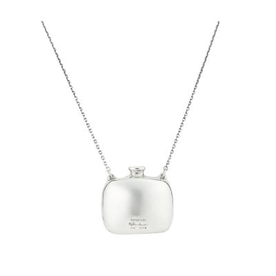  Tiffany Co Tiffany Co Elsa Peretti Sterling Silver Open Bottle Pendant Necklace