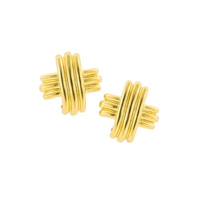  Tiffany Co Tiffany Co Extra Large Signature X Earrings