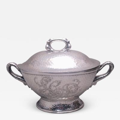  Tiffany Co Tiffany Co Hand Hammered Sterling Silver Japanesque 1879 Tureen With Handles