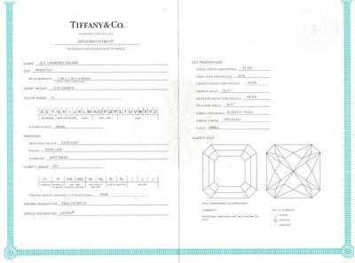 Tiffany Co Tiffany Co Lucida 2 07 Carat Diamond Platinum Ring