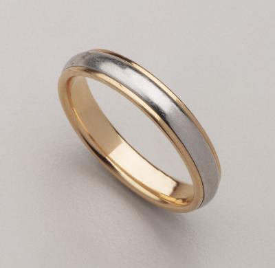  Tiffany Co Tiffany Co Lucida Gold Platinum Band Ring 