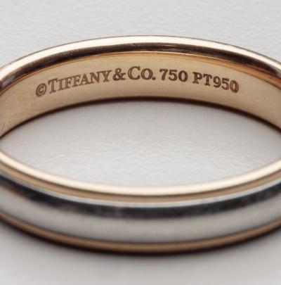  Tiffany Co Tiffany Co Lucida Gold Platinum Band Ring 