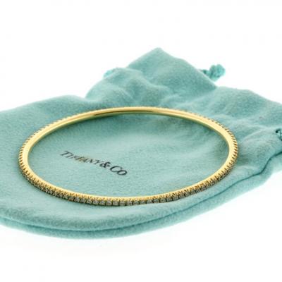  Tiffany Co Tiffany Co Metro Diamond Bangle