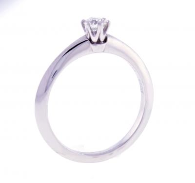 Tiffany Co Tiffany Co Six Prong Knife Edge Platinum Diamond Engagement Ring 22ct