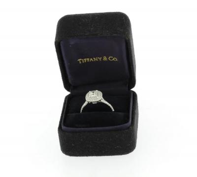 Tiffany Co Tiffany Co Soleste Double Row Diamond Engagement Ring