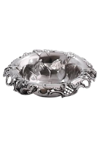  Tiffany Co Tiffany Co Sterling Silver Bowl Pierced in Raspberry pattern c a 1902