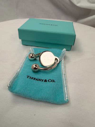  Tiffany Co Tiffany Co Sterling Silver Key holder Like new Never used Box Pouch