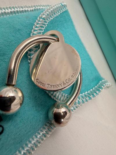 Tiffany Co Tiffany Co Sterling Silver Key holder Like new Never used Box Pouch