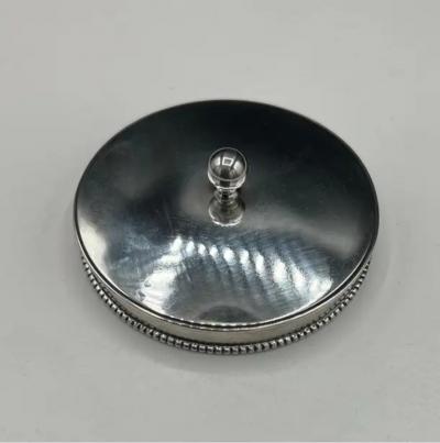  Tiffany Co Tiffany Co Sterling Silver Lidded Coaster