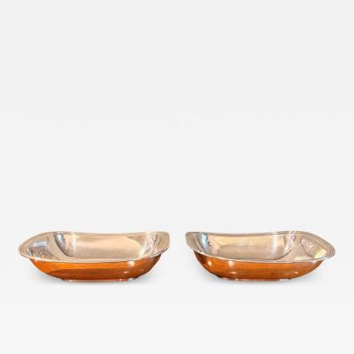  Tiffany Co Tiffany Co Sterling Silver Pair of Serving Dishes A Pair
