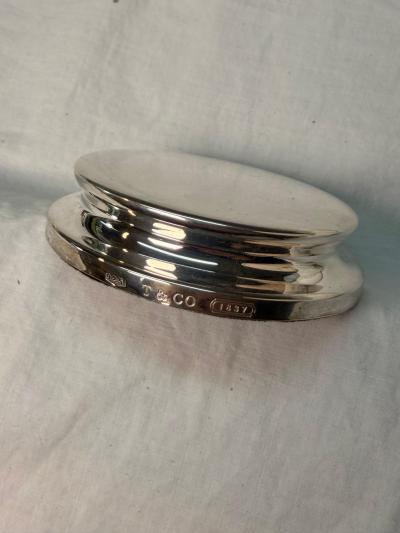  Tiffany Co Tiffany Co Sterling Silver Paperweight weighted unengraved