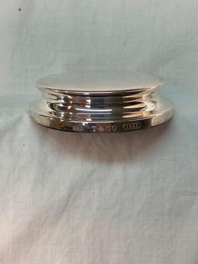  Tiffany Co Tiffany Co Sterling Silver Paperweight weighted unengraved