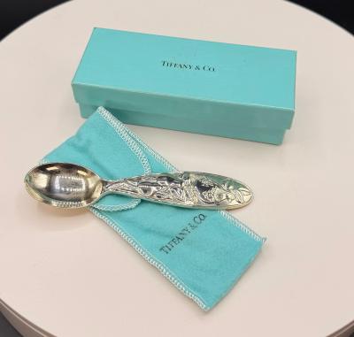  Tiffany Co Tiffany Co Sterling Silver Partridge in a Pear Tree Baby Spoon